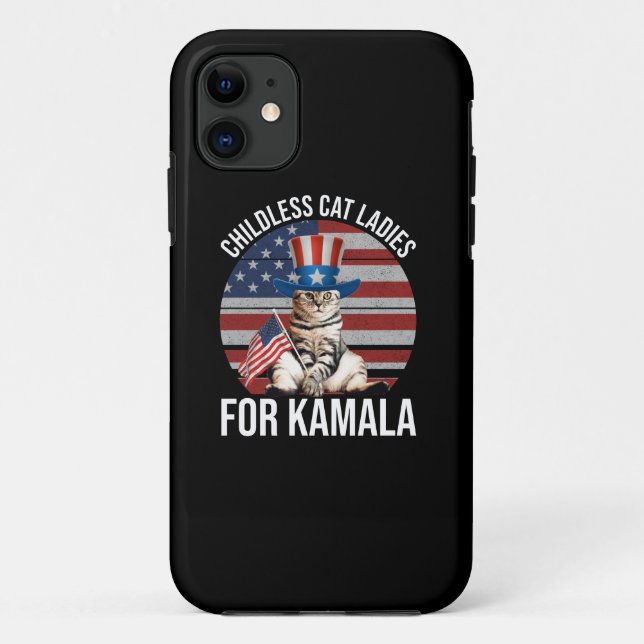 Kinderlose Katzen für Kamala Case-Mate iPhone Hülle (Rückseite)