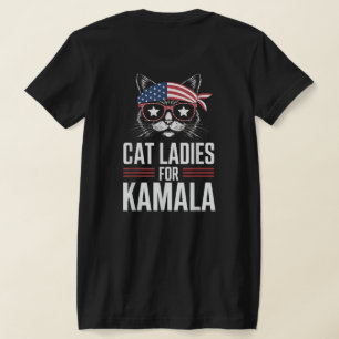 Kinderlose Katzen-Lady für Kamala 2024 T-Shirt