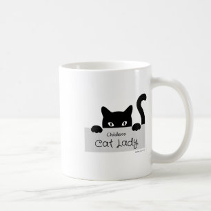 Kinderlose Katzen-Lady für Katzen-Mama Frauen Katz Kaffeetasse