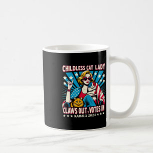 Kinderlose Katzen-Lady löscht aus Kaffeetasse