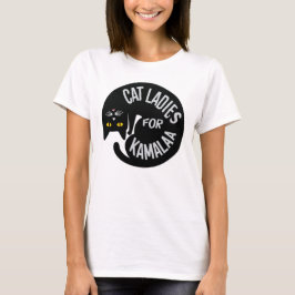 Kinderlose Katzen Ladys für Kamala harris | 2024 T-Shirt