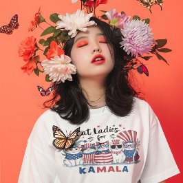 Kinderlose Katzen Ladys für Kamala T - Shirt