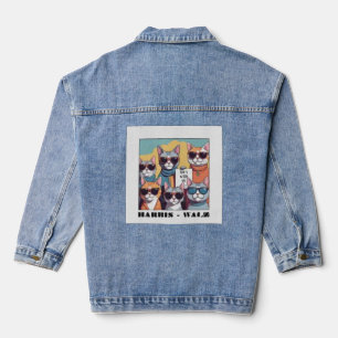 Kinderlose Katzenfrauen für Kamal Jeansjacke