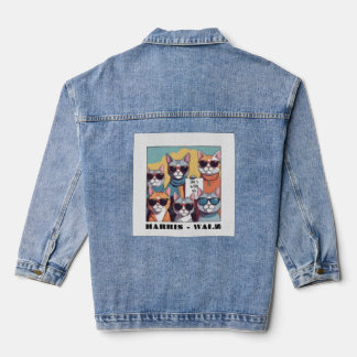 Kinderlose Katzenfrauen für Kamal Jeansjacke