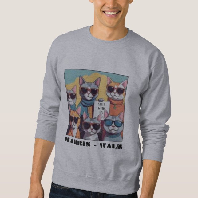Kinderlose Katzenfrauen für Kamal Sweatshirt (Vorderseite)