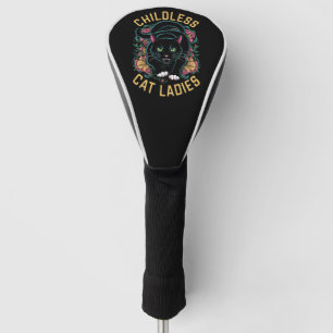 Kinderlose Katzenladies 2024 Feministin Golf Headcover