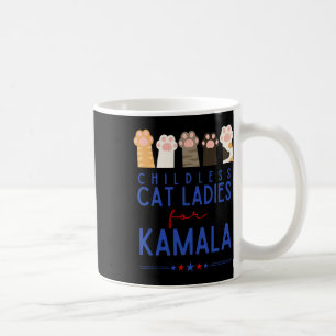 Kinderlose Katzenladies für Kamala Kaffeetasse