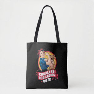 Kinderlose Katzenladies wählen Hund The Riveter Do Tasche