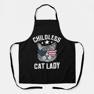 Kinderlose Katzenlady 2024  Schürze
