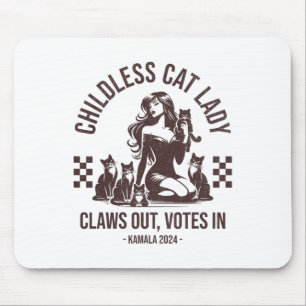 Kinderlose Katzenlady kratzt aus Mousepad