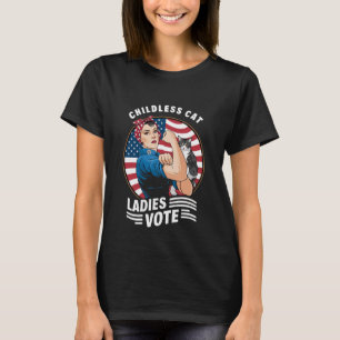 Kinderlose Katzenlady Wählt Vintage Rosie The Rive T-Shirt