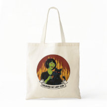 Kinderloser Cat Lady Club (sauberes Kinn) Tasche-B
