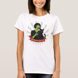 Kinderloser Cat Lady Club - T - Shirt