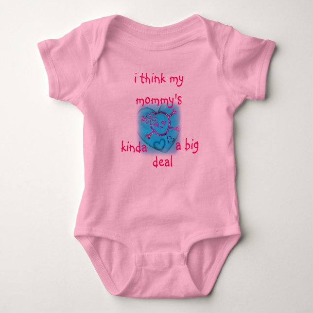 Kindermädchen Baby Strampler (Vorderseite)