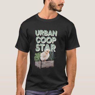Kindermädchen im Stadtgarten Roofops und Öko Livi T-Shirt