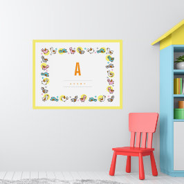 Kindermädchen Kindermädchen Kinderzimmer Wand an W Poster