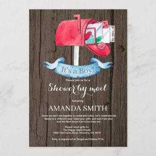 Kindermädchen Langstreckendusche per Post Einladun Einladung