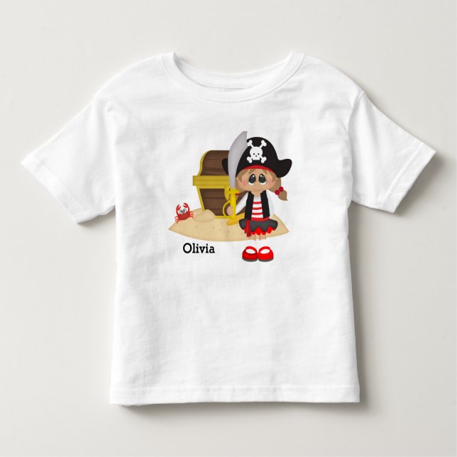 Kindermädchen Niedlich Kleinkind T-shirt (Vorderseite)