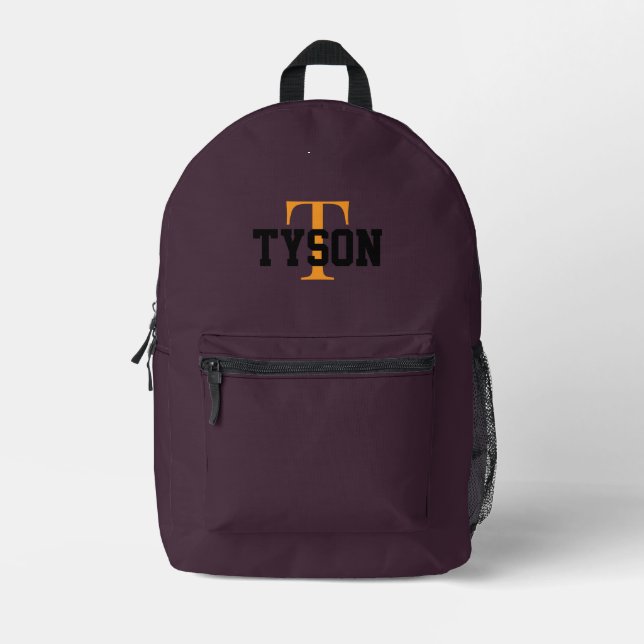 Kindermädchen oder Teenager Kirsche lila Bedruckter Rucksack (Vorderseite)