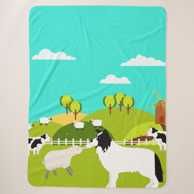 Kindermädchen Sherpadecke (Vorderseite)