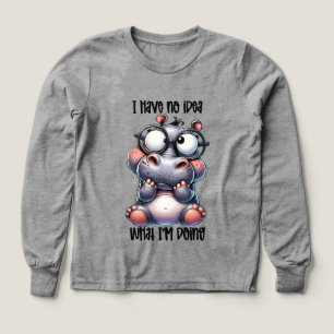 Kindermädchen unisex T - Shirt hippo