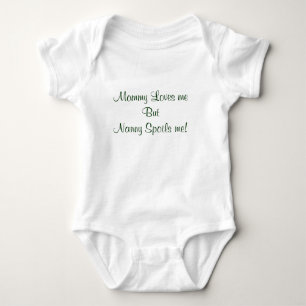 "Kindermädchen verdirbt mich" Onsie Baby Strampler