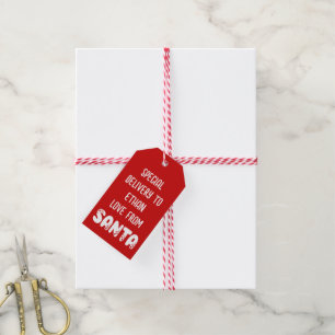 Kindername der Sonderlieferung aus Santa White Red Geschenkanhänger
