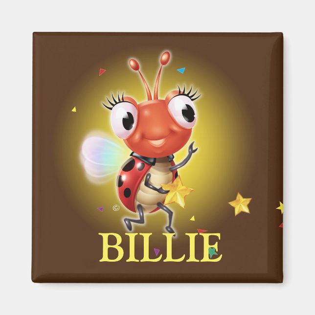 Kindername Ladybug Kühlschrankmagnet (Vorne)