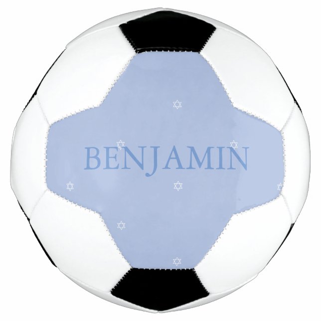 Kindernamenszeremonie Hebräisches jüdisches Gesche Fußball (Vorderseite)