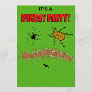 Kinderparty-Fehler gedachte Einladung