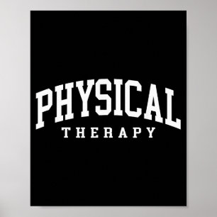 Kinderphysiotherapie lustige Physiotherapeuten Poster