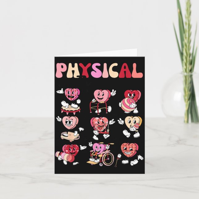 Kinderphysiotherapie Pt Pta Frohe Valentine Karte (Vorderseite)
