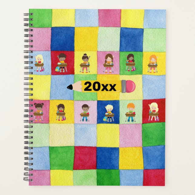 Kinderplätze für Grundschulklassen Planer (Vorderseite)