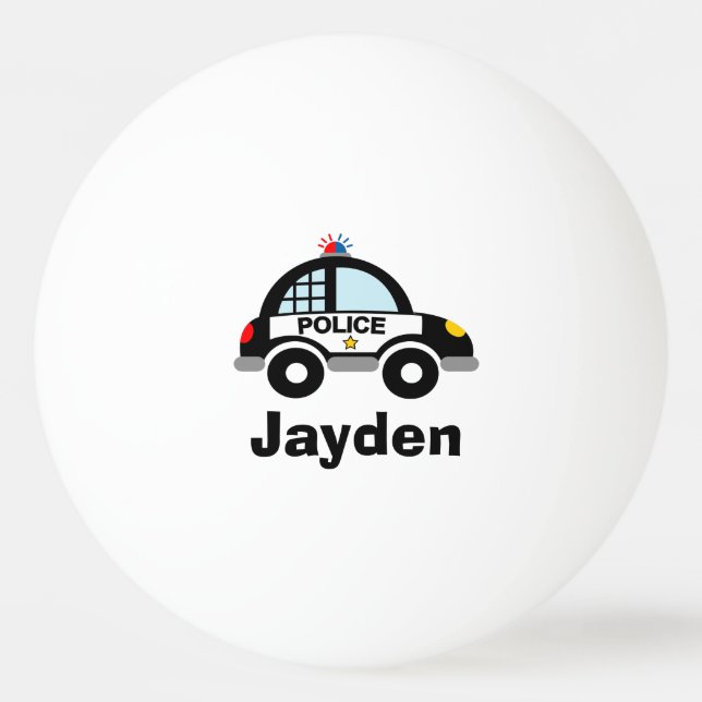Kinderpolizei Tischtennisball (Vorderseite)