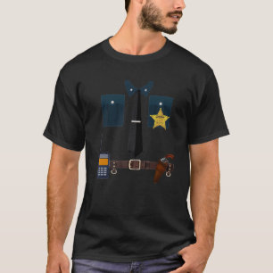 Kinderpolizist Kostüm Witziger POLIZIST Halloween T-Shirt