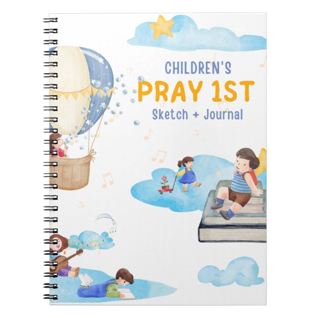 KINDERPRAY 1. SPIRALISCHES NOTEBOOK NOTIZBLOCK (Vorderseite)