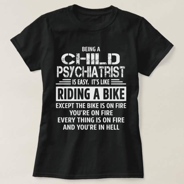 Kinderpsychiater T-Shirt (Design vorne)