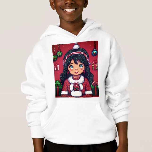 Kinderpullover Sweatshirt Christmasgirl (Vorderseite)