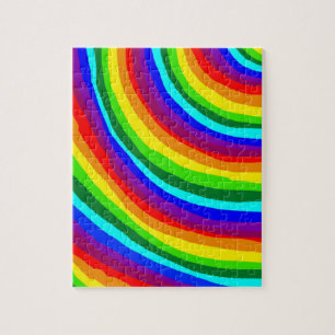 Kinderregenbogen-Puzzlespiel