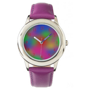 Kinderregenbogen-Uhr Armbanduhr