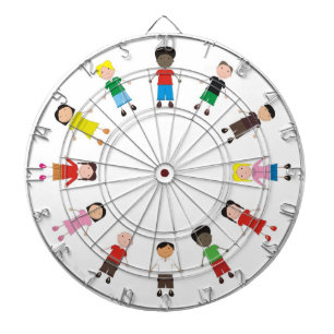 Kinderreihe Dartscheibe