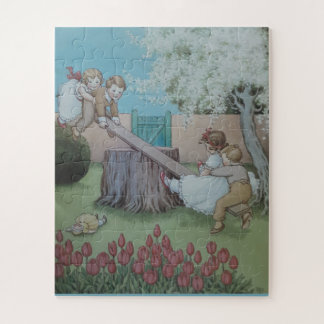 Kinderreim Seesaw Margery Daw