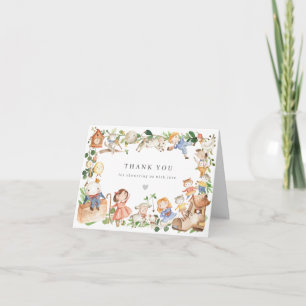 Kinderreime Baby Shower Dankeskarten Dankeskarte