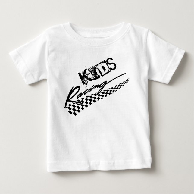 Kinderrennen Baby T-shirt (Vorderseite)