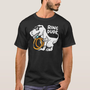 Kinderring Typ Rex Dinosaurier Ringträger Hochzeit T-Shirt