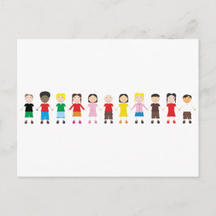 Kinderrolle Postkarte