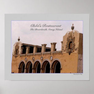 Kinders-Restaurant-Fassaden-Plakat Poster