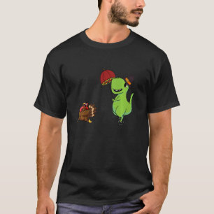 Kindersaurier-Regenschirm Truthahn Erntedankfest T-Shirt