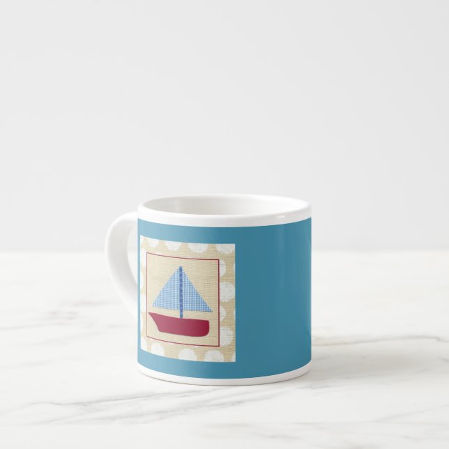 Kinderschiff von Chariklia Zarris Espressotasse (Vorderseite Links)
