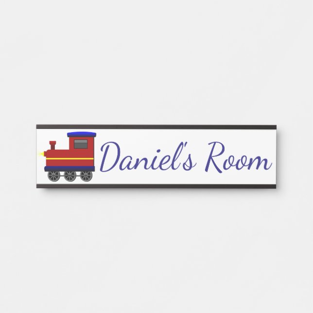 Kinderschlafzimmertür Name Plaque Türschild (Vorderseite )